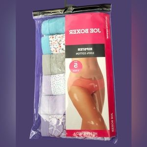 New package Joe Boxer Hipster Underwear Size 5